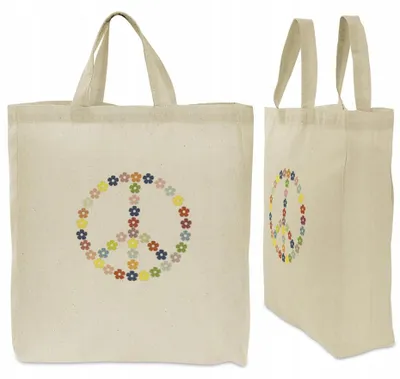 Produktbild von Allbag Baumwolltasche mit Aufdruck, Einkaufstasche, 28x35cm