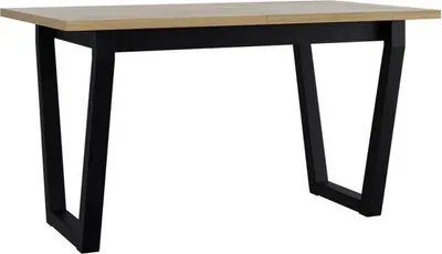 Obrázek produktu pro Rozkládací jídelní stůl 140x80 cm ALVARADO 2 - dub sonoma / černý