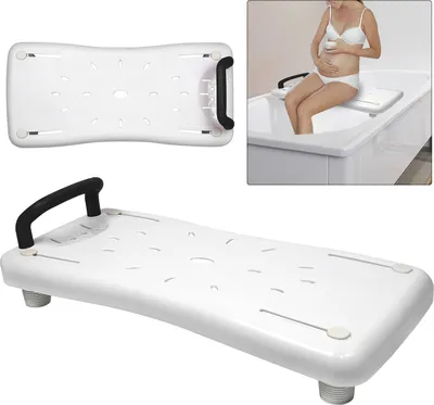 LZQ Sedátko do vany pro seniory (70 cm) , sedátko do vany, sedátko do vany, sedátko do vany, plastové sedátko do vany, koupelnová židle, s černým madlem