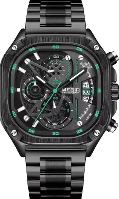 Produktbild von Uhr MEGIR SI-38560 - Elegante Herrenuhr in Schwarz KP38560