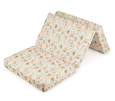Image de Matelas pour bébé Matelas pliable Enfants Matelas de voyage 120x60 Hauteur 9cm Pliable - Renards