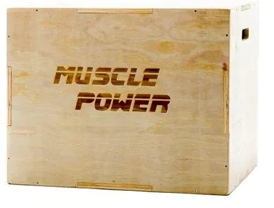 Produktbild von Muscle Power Holzen Plyo Box - 51 x 61 x 76 cm