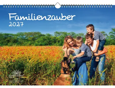 Produktbild von Familienzauber DIN A3 Kalender für 2027 Familie - Seelenzauber