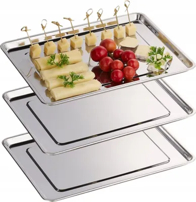 Zdjęcie produktu dla relaxdays Servierplatte 3er Set