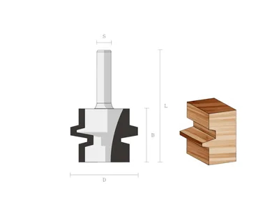 Produktbild von Famag Verleimfräser HM 3129.830 - 30,2mm - 25,4mm