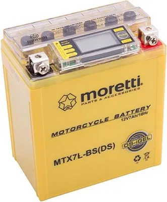 Zdjęcie produktu dla Akumulator Agm (I-Gel) Mtx7L-Bs 12V 7Ah Moretti Ze Wskaźnikiem