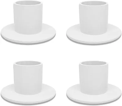 Produktbild von Kerzenständer für Stumpenkerzen - 4 Stück, Metall, Tischdekoration – Retro-Kerzenlicht, Dekoration für das Abendessen