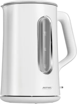 Produktbild von Kabelloser Wasserkocher weiß MPM MCZ-126/B