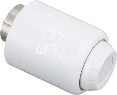 Produktbild von Intelligenter Heizkörperthermostat – Heizkörperregler, intelligenter Thermostat – Energiesparen – Programmierbare Heizung – M30 x 15 mm – Weiß