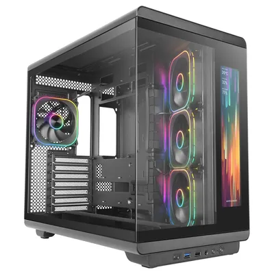 Obrázok produktu pre Mars Gaming MCREVMAX, Midi Tower, Čierna, ATX, micro ATX, Mini-ITX, 278 mm, 423 mm, 443 mm