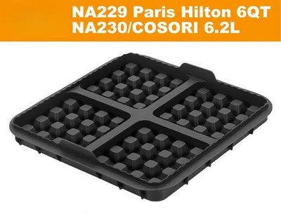 Immagine prodotto di Set di teglie, stampi per cialde e torte, 3 pezzi, grande, nero, per friggitrice ad aria da 6,2 L