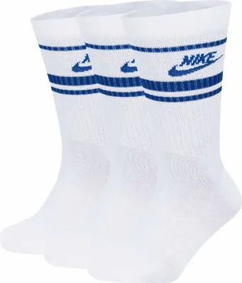 Produktbild von Nike Sportswear Dri-FIT Everyday Essential Socken White/Game Royal/Game Royal L