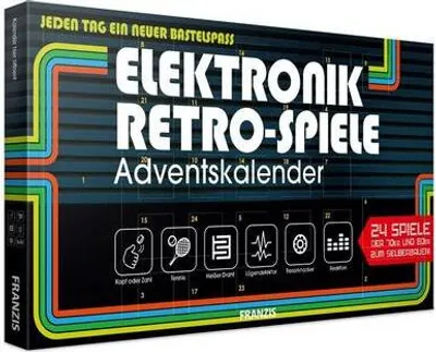 Produktbild von FRANZIS Elektronik Retro-Spiele Adventskalender 2019