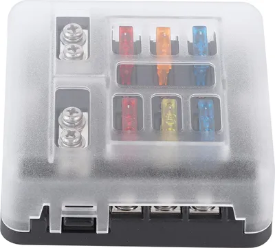 Obrázek produktu pro 6cestný držák pojistkové skříně s LED kontrolkou pro automobily, auta, lodě