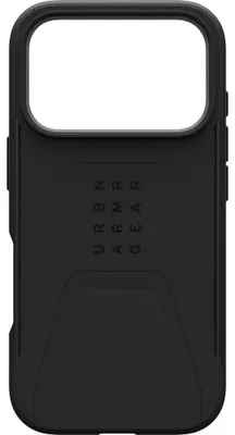 Produktbild von Urban Armor Gear 114545114040, Cover, Apple, iPhone 17 Pro, 16 cm (6.3"), Schwarz