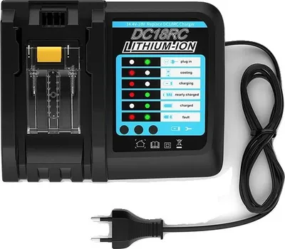 Immagine prodotto di Batteria per utensili elettrici, alta capacità, compatibilità affidabile, caricatore 3A 10PCS, 18V