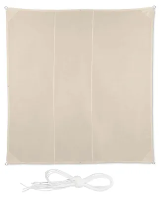 Produktbild von Sonnenschutzplane – Quadratisch – Wasserdicht – UV-Schutz – 4 x 4 m – Beige – Für Terrasse und Balkon