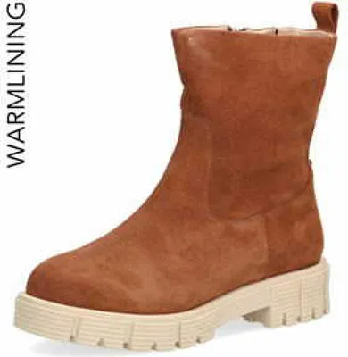 Produktbild von Caprice Lederstiefelette - Cognac Veloursleder Größe: 39 Normal