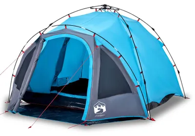 Produktbild von vidaXL Kuppel-Campingzelt 3 Personen Blau Quick Release