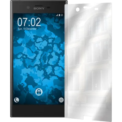 Produktbild von 6er-Pack PhoneNatic Displayschutzfolien verspiegelt  kompatibel mit Sony Xperia XZ