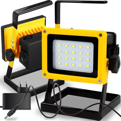 Produktbild von Reflektor budowlany LED 30W z akumulatorem reflektor roboczy reflektor budowlany IP65 wodoodporny reflektor roboczy do warsztatu kempingowego garaż Retoo