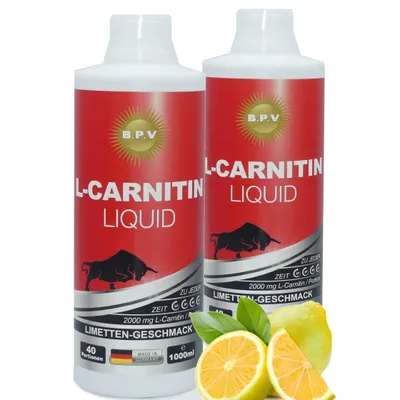 Produktbild von L-CARNITIN LIQUID- 1L / Stärkstes Carnitin 2000 mg pro Portion + Dosierkappe- Turbo Burner- Hochdosiert- für eine Top Figur in der Definitionsphase