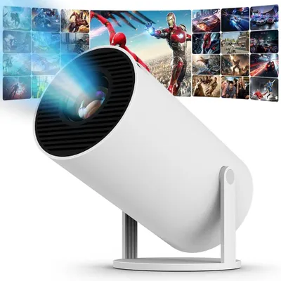 Obrázek produktu pro Přenosný videoprojektor, 120 ANSI lumen, rozlišení 3840 x 2160, Wi-Fi 6, Bluetooth, LCD projektor