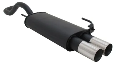 Immagine prodotto di Silenziatore posteriore sportivo Novus per VW Polo IV (6N/6N2)Facelift 2 x 76mm RL-Design
