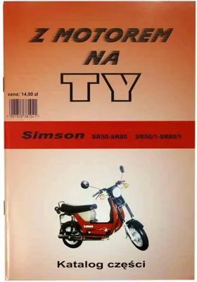 Produktbild von Motorradteilekatalog - Simson Sr50 Sr80 Sr50/1 Sr80/1