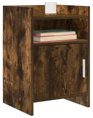 Immagine prodotto di vidaXL Comodini, set da 2 pezzi, rovere affumicato, 40 x 36 x 60 cm