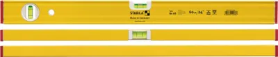 Zdjęcie produktu dla Stabila 19164, Niwelator liniowy, 0,5 m, Czerwony, Żółty, 0,5 mm/m, Aluminium