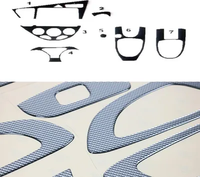 Immagine prodotto di Arredamento interno abitacolo per Ford Focus 1998-2004 Carbon optic 7pcs
