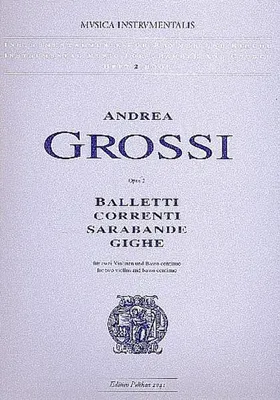 Produktbild von Balletti, Correnti, Sarabande,Gighe op.2 für 2 Violinen und Bc