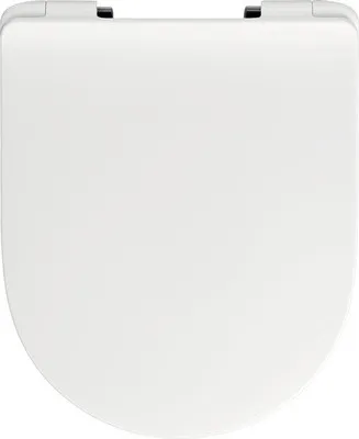 Produktbild von REIKA WC-Sitz MITO weiß Scharniere schwarz matt mit Absenkautomatik und Quick&Clean für Jungborn Donella, Jungborn Two,