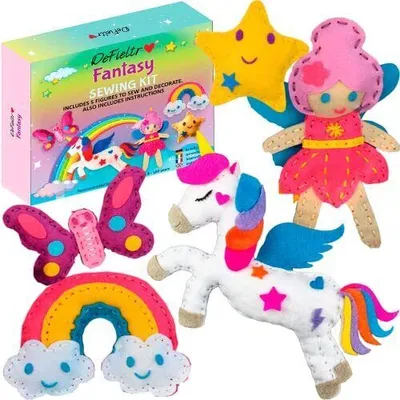 Produktbild von Filz Nähset für Mädchen Bastelset für Erwachsene und Kinder Nähset zum lernen