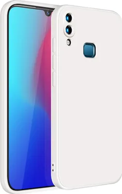 Produktbild von VIVO V11i Hülle, LaimTop Slim Liquid Silikon Gel Gummi Schutzhülle für VIVO V11i Weiß