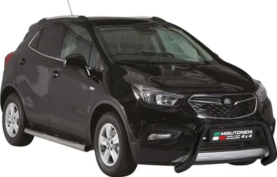 Immagine prodotto di Barra di protezione del paraurti anteriore per Opel Mokka X 2016-2019 ø76mm acciaio nero