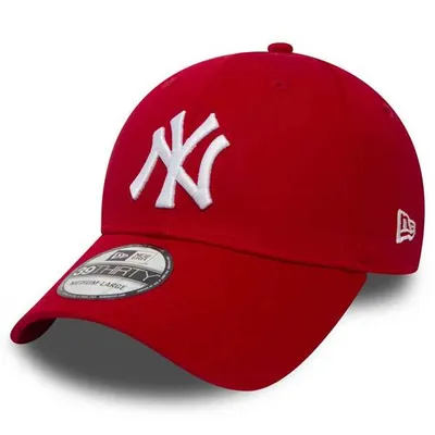 Obrázek produktu pro Kšiltovka New Era 39thirty MLB League Basic NY Yankees Scarlet White - S/M