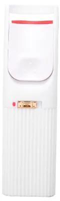 Image de Recourbe-cils chauffant, à main, électrique, réglage intelligent de la température, bigoudi durable, blanc