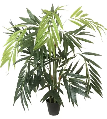 Produktbild von Künstliche BAMBUSPALME, ca 100cm. Realtouch Kunst-Bambus-Palme im Topf