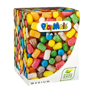 Produktbild von PlayMais® Modelliermais BASIC Medium, mehr als 300 Teile inklusive Zubehör
