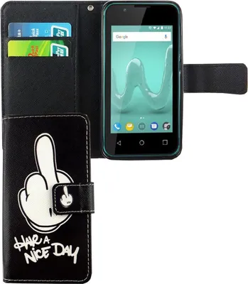 Produktbild von Handyhülle Tasche für Wiko Sunny 2 Mittelfinger