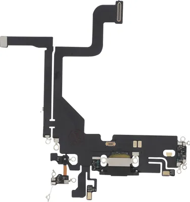 Produktbild von Clappio, Ladeanschluss für iPhone 13 Pro, Lightning Anschluss + Mikrofon, Schwarz