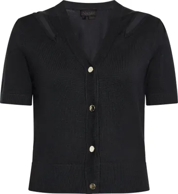 Produktbild von NAEMI damen strickjacke - schwarz, XL
