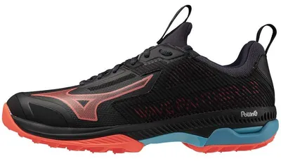 Produktbild von Mizuno Wave Panthera 2 - black/neon flame/peacock blue, Größe:5.5