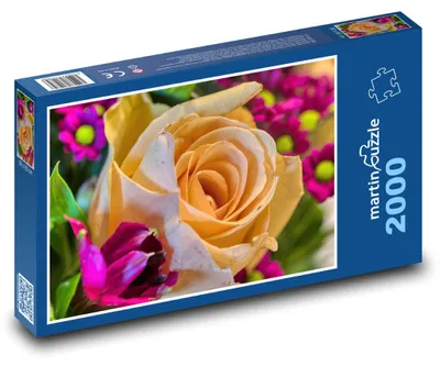 Produktbild von martinpuzzle - Puzzle 2000 Teile - Rosenstrauß
