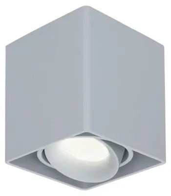 Produktbild von hoftronic LED Aufbaustrahler 4W 345lm 4000K Grau GU10 dimmbar schwenkbar