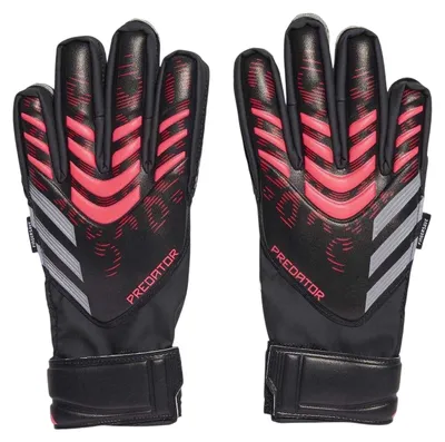 Produktbild von Adidas - "Predator Match Fingersave" Torhüter-Handschuhe für Kinder , Fußball GT14535 (3) (Schwarz/Rot)