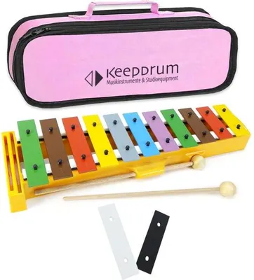Produktbild von Sonor Glockenspiel GS PLUS mit 2 Klangstäben und Tasche Pink