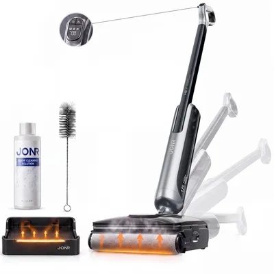 Produktbild von JONR H2 PRO Nass Trockensauger,20000 Pa,Innovatives Geruchsfreies Design,1500ml Wassertank,180°Flachliegend,Warmlufttrocknung, selbstreinigend